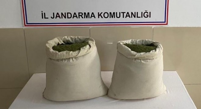  29 kilo esrar ele geçirildi